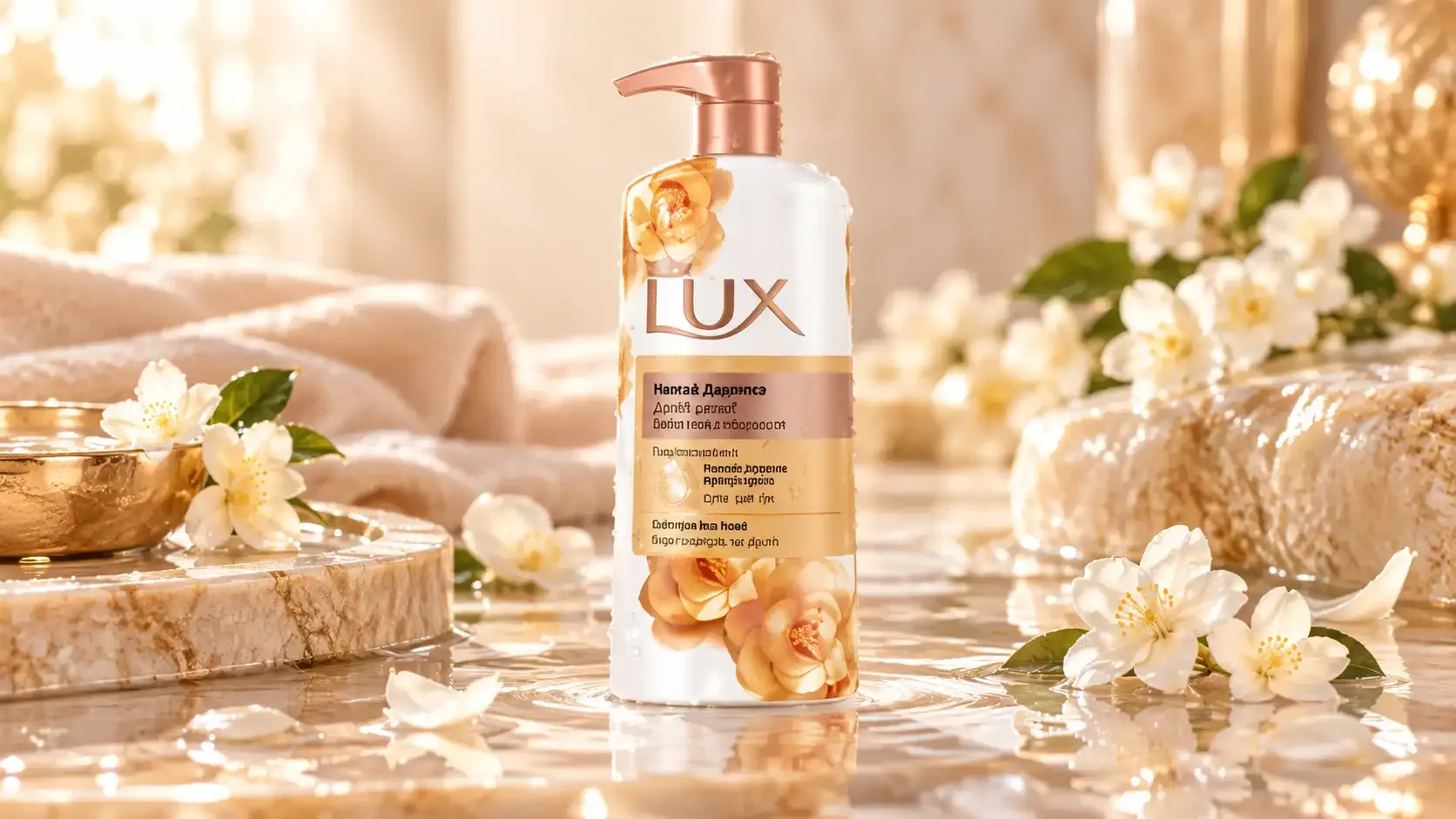 لوكس غسول جسم مرطب 700 مل Velvet Jasmine: الفوائد وطريقة الاستخدام 5 لوكس غسول جسم مرطب بالياسمين 700 مل في مشهد سبا هادئ ولمسة ترطيب